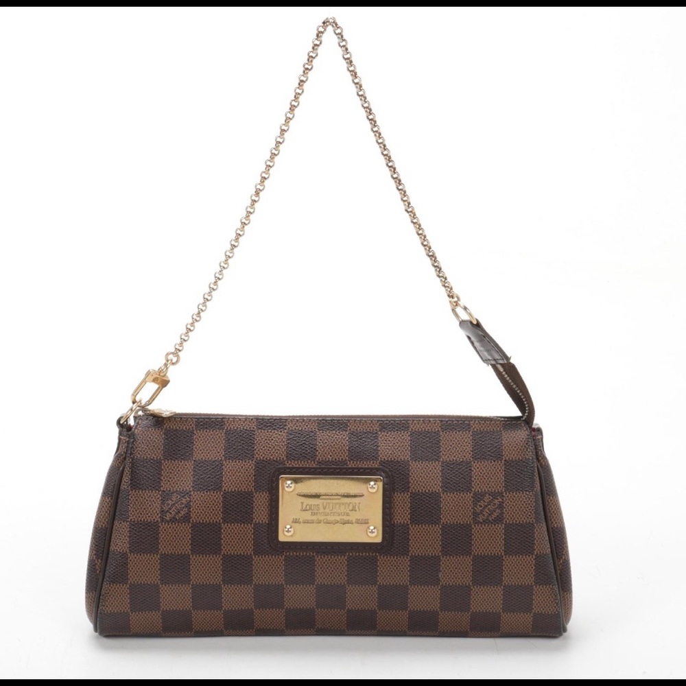 Louis Vuitton Damier Ébène Eva Clutch with strap